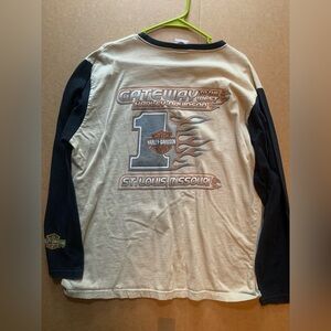 XL long sleeve Harley Davidson baseball style